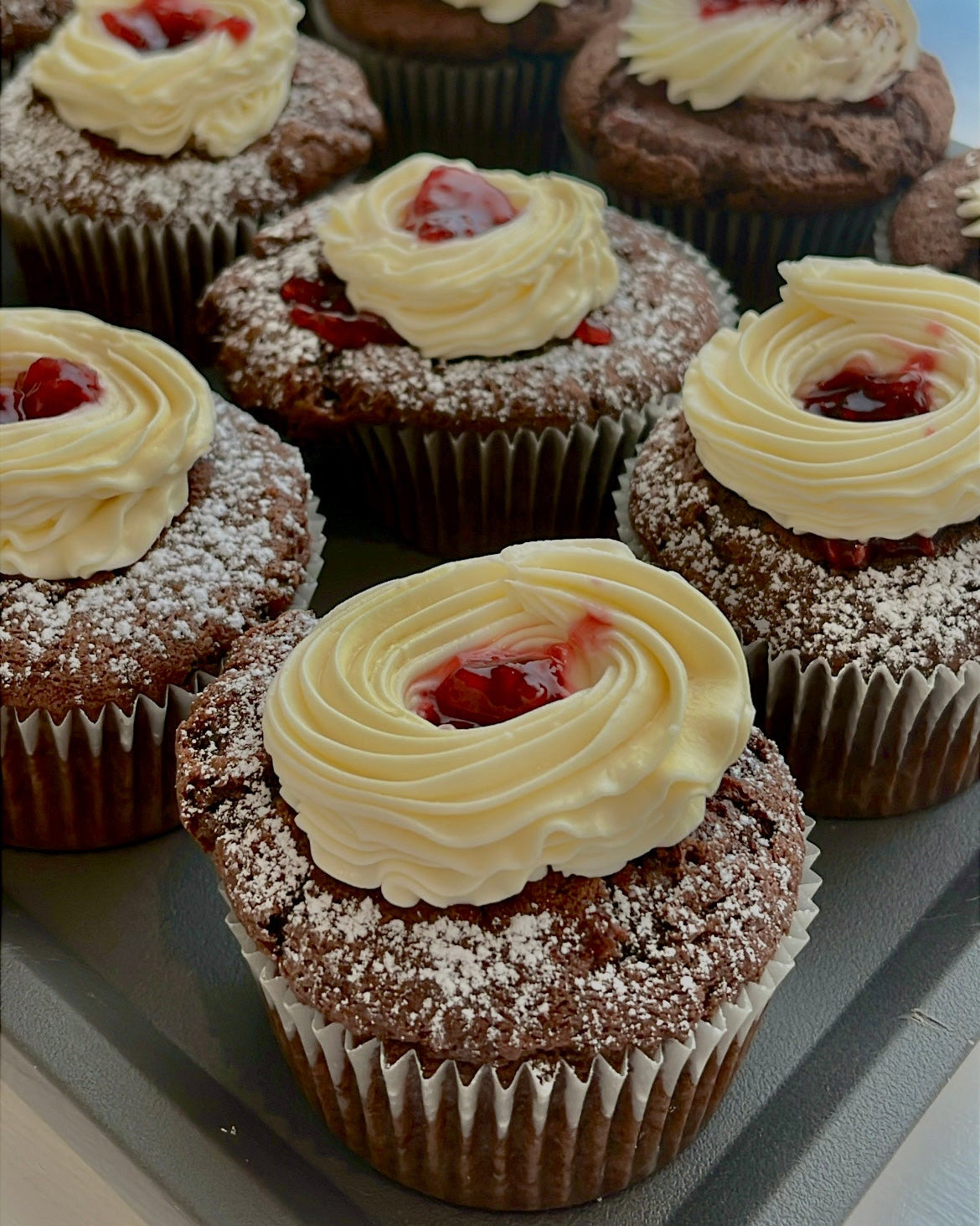 Muffins de Chocolate y Frambuesa (PACK POR 3 UNIDADES)