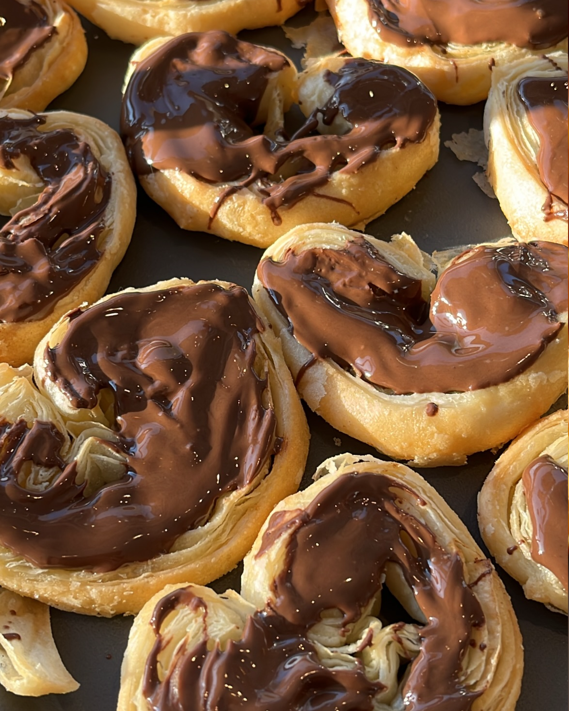 Palmeritas con Chocolate Negro (PACK POR 4 UNIDADES)
