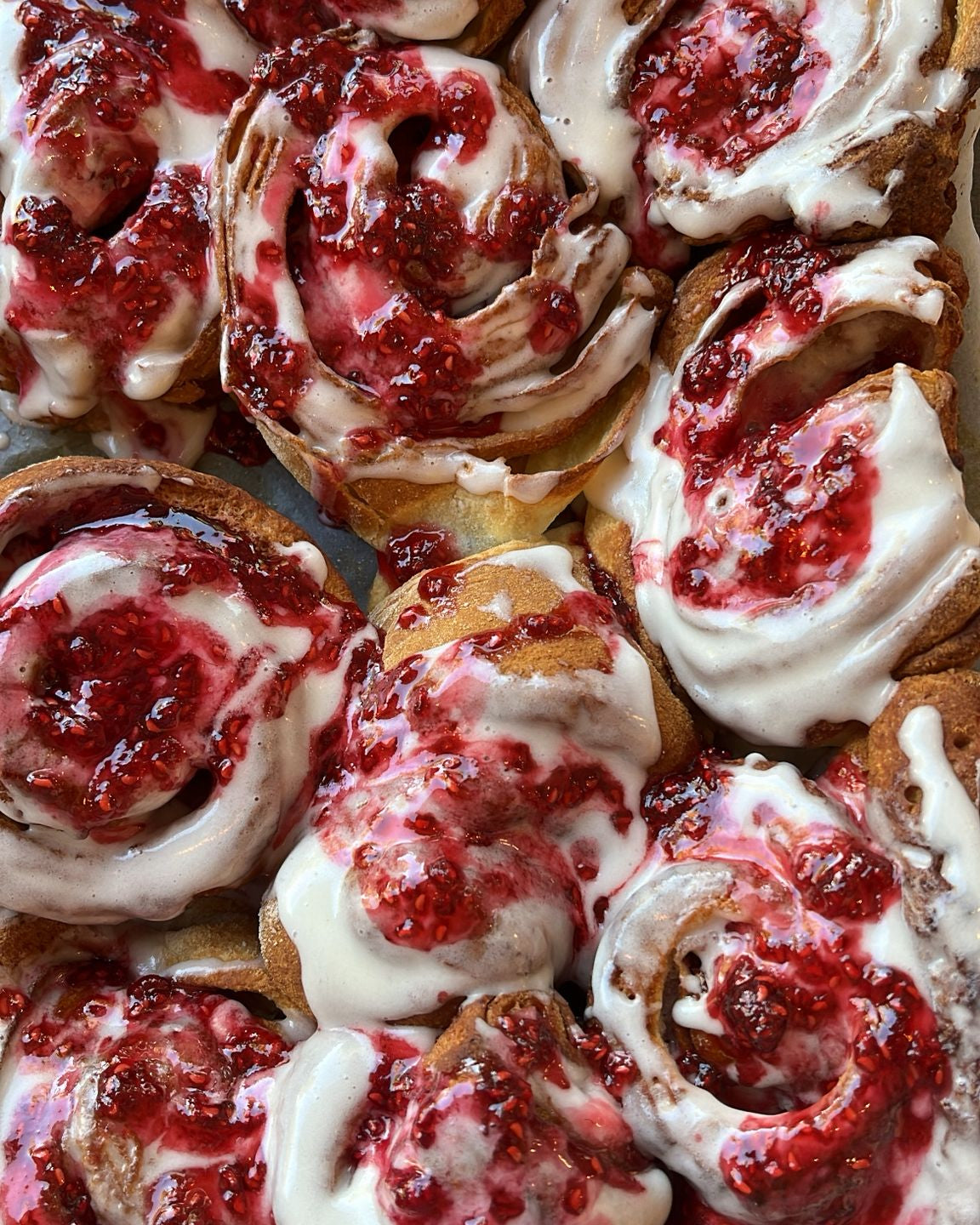 Rolls de frambuesa (PACK POR 3 UNIDADES)